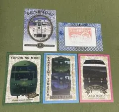 JR九州 D&S列車　乗車記念証セット