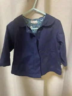 ネイビー襟付きジャケット