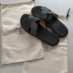 HERMES サンダル ブラックのサムネイル