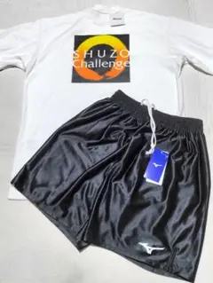 【新品未使用】ミズノ 修造チャレンジ Tシャツ+ショートパンツMサイズ