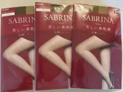 GUNZE SABRINA natural ストッキング 3パック Lサイズ