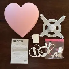 IKEA SMILA 照明　ウォールランプ イケア ハート　ライト