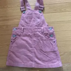 コムサイズム　コーデュロイジャンパースカート サロペット