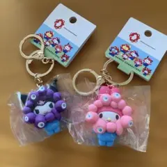 ミャクミャク なりきり立体マスコットカラーキーホルダー　パステル