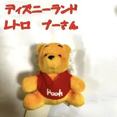 【美品】 ディズニーランド限定　くまのプーさん　ぬいぐるみバッチ