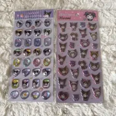 【正規品】サンリオ クロミ ストーンシール ダイソー ぷっくりシール