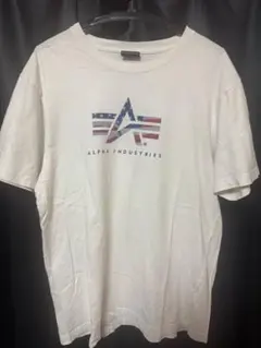 300円スタート！！ALPHA INDUSTRIES 星条旗ロゴ