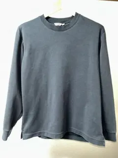 UNIQLO ユニクロ エアリズム コットン クルーネック Tシャツ ブラック