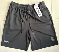 新品　3 Lサイズ　MLB ドジャース　ハーフパンツ　ラインストーン　黒
