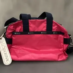 極美品 レスポートサック 2way エッセンシャル ショルダーバッグ ピンク LeSportsac - 極美品 レスポートサック 2way エッセンシャル