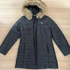 PUMA フード付きダウンジャケット ブラック