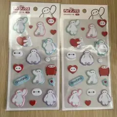 ベイマックス ふわふわシール　ディズニー　Disney ぷっくり　シール