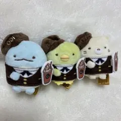 すみっコぐらし　ゴディバ　てのりぬいぐるみ　とかげ　ねこ　ぺんぎん？　しろくま