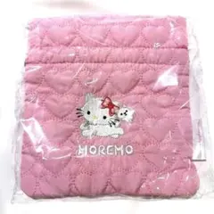 【韓国】moremo×チャーミーキティ　巾着　ポーチ　サンリオ