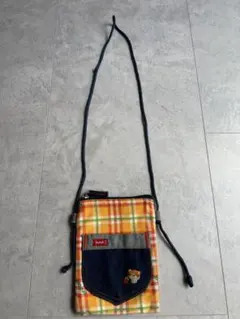 平成レトロ　PAPUPI ポシェット チェック柄のサムネイル