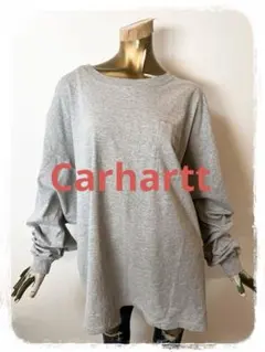 ☘️T21020☘️Carhartt 長袖 ポケット Tシャツ カットソー 2XL