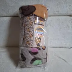 サンリオ　日焼けキティ　フランネルボアブランケット（ブラウン）