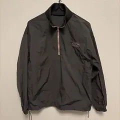 Java ハーフジップ ナイロンジャケット ダークグレー