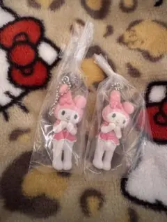 サンリオキャラクター　ミニチュアチャーム　ライブキャラクター　マイメロ