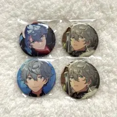 あんスタ プロセカ コラボ ぱしゃっつ ホログラム缶バッジ 青柳冬弥