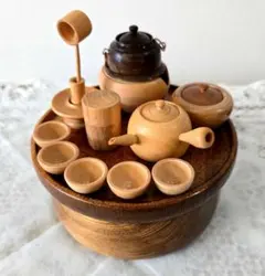 日光 伝統工芸品 郷土玩具 日光茶道具 ミニチュア 茶道具 - メルカリ