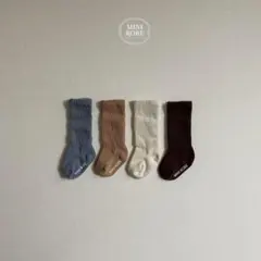 【新品】11-13cm minirobe4足セット ベビー靴下4足組韓国子供服