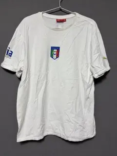 PUMA イタリア代表 Tシャツ L ホワイト FIGC 半袖 サッカー 古着のサムネイル