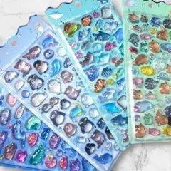 【正規品】水族館限定ボンボンドロップシール　コンプリートセット