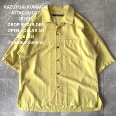 KAZUYUKI KUMAGAI ATTACHMENT オープンカラーシャツ Sのサムネイル
