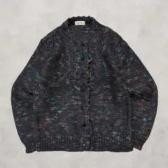 ✨SALE✨Vintage ニット カーディガン ウール混 日本製 レトロ