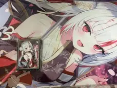 混沌の女神様 ホロライブ スリーブ プレイマット ミュシャ風 水宮枢