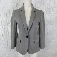 アンタイトル 洗練シルエット✨ グレージャケット オフィスカジュアルに【o32】