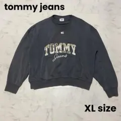 tommy jeans オールオーバーカレッジスケートトレーナー