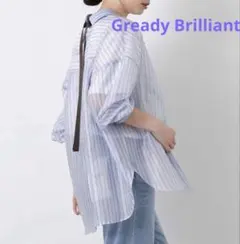 Gready Brilliant シアーカラーストライプシャツ - メルカリ