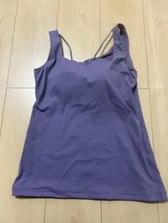 SUKALA パープル タンクトップ S アシンメトリー