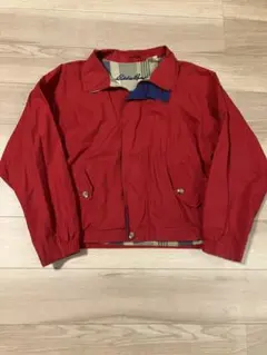 90s エディーバウアー G9 ハリントンジャケット　スウィングトップ　赤