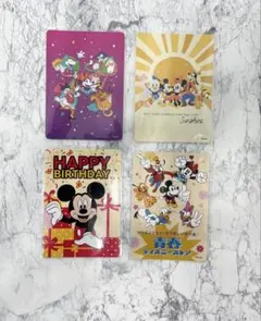 ディズニーストア じゃんけんカード　店舗限定など4枚セット
