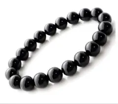 天然石AAAランク魔除けモリオン9mm apブレスレット17cm