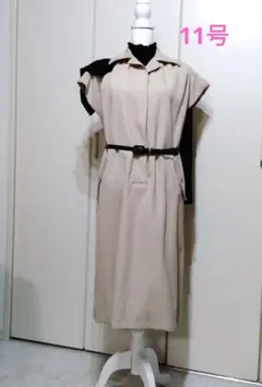 値下げ★美品☆ワンピース ジャンバースカート　11号　M L