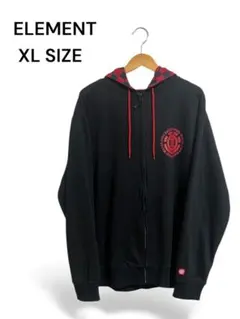 ELEMENT XLサイズ パーカー バックロゴ刺繍
