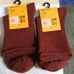 ユニクロ　ヒートテックソックス　WOMEN　23-25cm