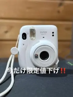 限界値下‼️FUJIFILM instax mini 11 ホワイト 本体 箱無し