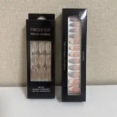 FINGER SUIT PRESS-ON NAIL ネイルチップ　2個セットのサムネイル