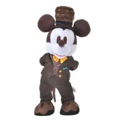 【即購入可/美品】ミッキー GODIVA ディズニーストア　ぬいぐるみ　タグ付のサムネイル