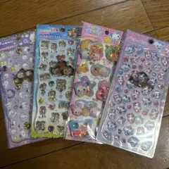 プチドロ スパンコールパーティー 4枚セット 平成キャラ 新品未開封