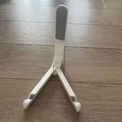 折りたたみ式　携帯　パソコン　タブレット　スタンド ホワイト