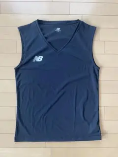 New Balance インナーシャツ Vネックノースリーブ　Lサイズ 黒