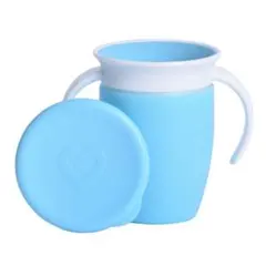 [207ml] ハンドル付き ミラクルカップ ブルー マンチキン