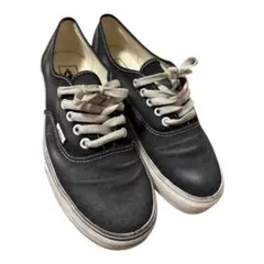 【VANS】 オーセンティック 黒 27㎝ ユーズド加工