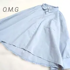 ○O.M.G○　ゆったり　オーバー　ビッグシルエット　シャツ　ブラウス